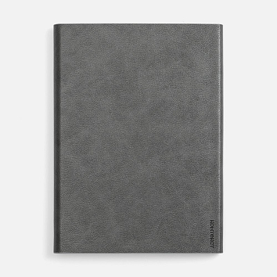 Ежедневник Petrus Flap, недатированный, серый