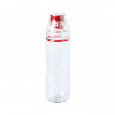 Бутылка для воды FIT, 700 мл (Прозрачный, красный)