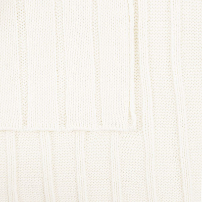 Плед Tressa, белый (молочный)