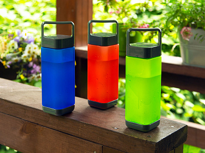 Бутылка для воды Balk, soft-touch 