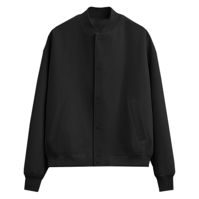 Бомбер унисекс STAN футер без начеса 340, 70 (Чёрный)