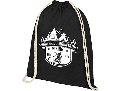 Рюкзак со шнурком Tenes из хлопка 140 г/м²