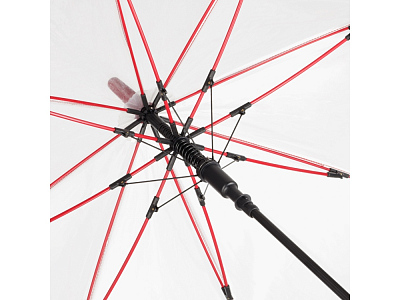 Зонт-трость Pure с прозрачным куполом