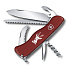 Нож перочинный VICTORINOX Hunter, 111 мм, 12 функций, с фиксатором лезвия, красный - Фото 1