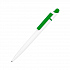 MIR, ручка шариковая, зеленый/белый, пластик - Фото 1