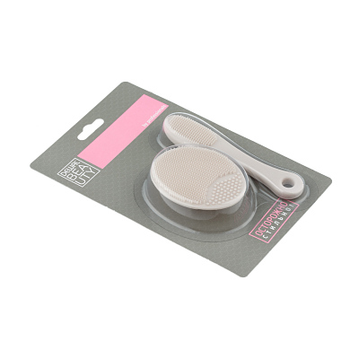 Набор спонжей Dewal Beauty для умывания, силиконовый, 65мм x 50мм, 105мм х 2,5мм (2 шт/уп)