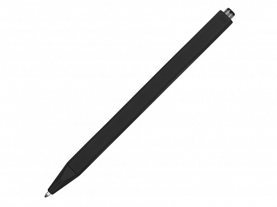 Ручка пластиковая шариковая Pigra P01 софт-тач (Черный)