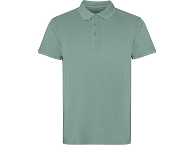 Рубашка поло Cobain, унисекс (Сине-зеленый выстиранный)