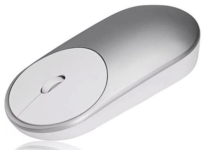 Мышь беспроводная Xiaomi Mi Portable Mouse, серебро матовое