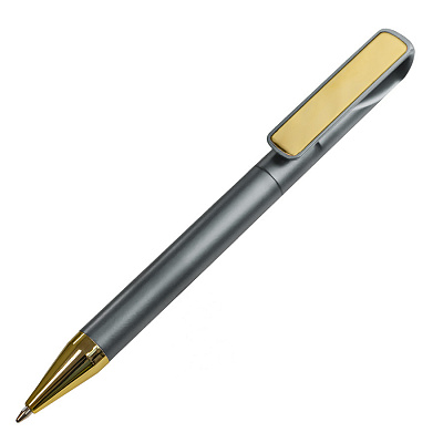 Ручка шариковая GLOSSY GOLD (Серебристый, золотистый)