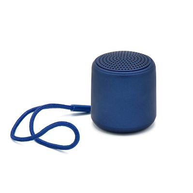 Беспроводная Bluetooth колонка Music TWS софт-тач, темно-синяя (Темно-синий)