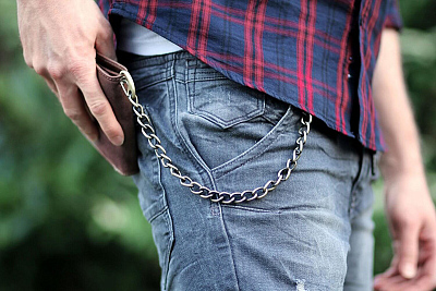 Бумажник KLONDIKE «Tim Bike», натуральная кожа в светло-коричневом цвете, 11,5 х 12,5 х 3 см