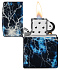 Зажигалка ZIPPO Lightning с покрытием Glow In The Dark Green, латунь/сталь, черная, 38x13x57 мм - Фото 3