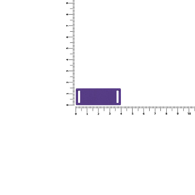 Лейбл из ПВХ Kova, фиолетовый