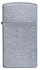 Зажигалка ZIPPO Slim® с покрытием Street Chrome™, латунь/сталь, серебристая, матовая, 29x10x60 мм - Фото 2