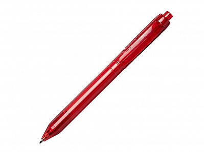 Ручка пластиковая шариковая Vancouver (Красный прозрачный)