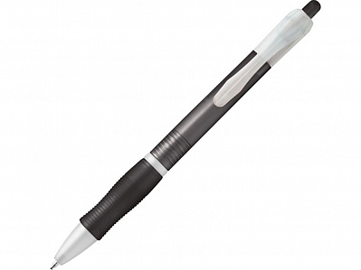 Шариковая ручка с противоскользящим покрытием SLIM (Черный)