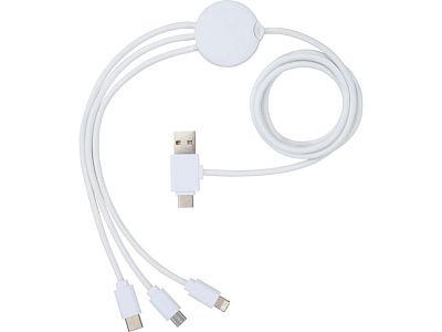 Зарядный кабель 5-в-1 Pure с противобактериальной присадкой