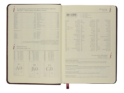 Ежедневник недатированный А5 Velvet Index с индексами