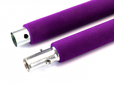 Палка гимнастическая с эспандерами Pilates Studio