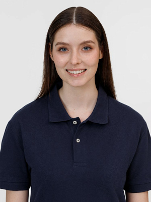 Рубашка поло унисекс Pacific, кобальт (темно-синяя)