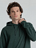 Толстовка с капюшоном унисекс Hoodie, темно-зеленый меланж - Фото 10