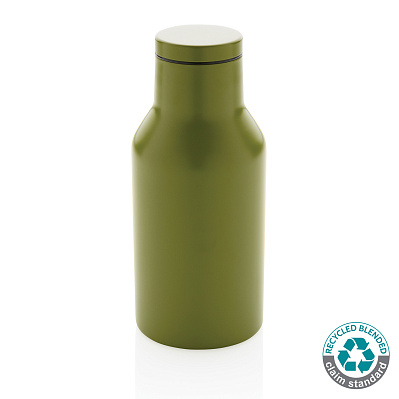 Вакуумная бутылка из переработанной нержавеющей стали (стандарт RCS), 300 мл (Зеленый;)