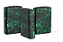 Зажигалка ZIPPO Pattern с покрытием Glow In The Dark Green, латунь/сталь, черно-зеленая, 38x13x57 мм - Фото 14