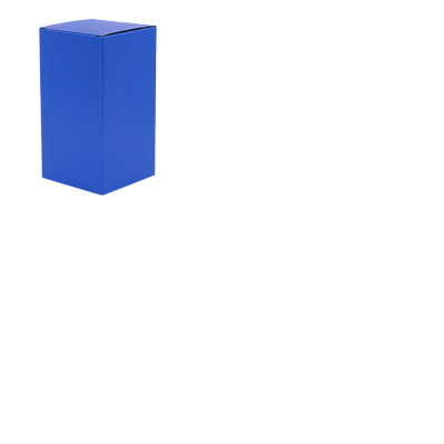 Коробка глянцевая для термокружки Surprise, синяя (Синий)