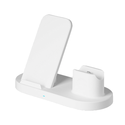 Беспроводная зарядная станция 3в1 Прайм (Prime) (Белый)