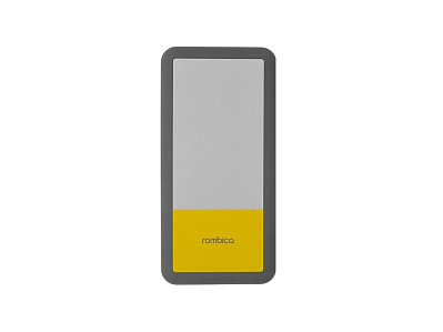 Внешний аккумулятор NEO Bright, 10000 mAh (Серый, желтый)