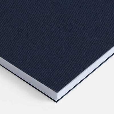 Блокнот Salvador в клетку, синий