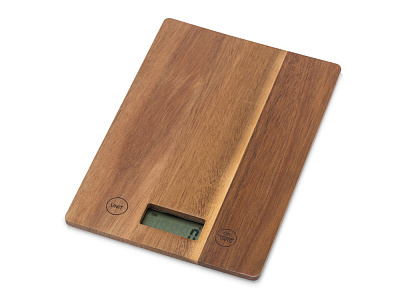 Кухонные весы из акации Home Chef (Коричневый)