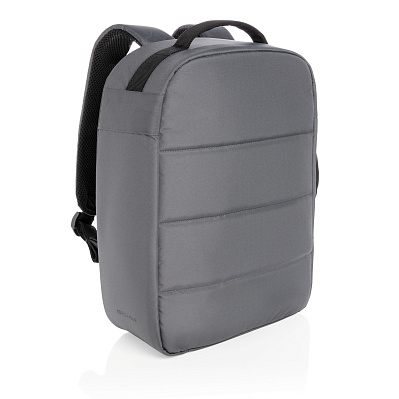 Антикражный рюкзак Impact из RPET AWARE™ для ноутбука 15.6" (Темно-серый;)