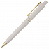 Ручка шариковая Raja Gold, белая - Фото 2