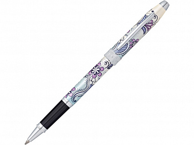 Ручка-роллер Botanica (Серебристый/сиреневый/черный)