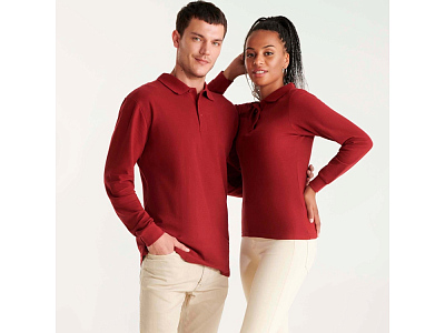 Рубашка поло Estrella мужская с длинным рукавом