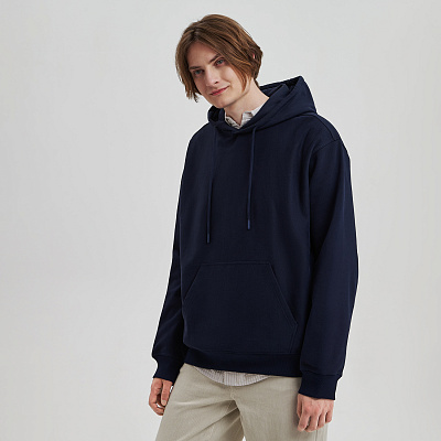 Худи релакс унисекс Адвенче (Adventure), темно-синий, размер 3XL/4XL (Синий)