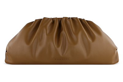 Сумка-пауч женская большая BUGATTI Mila, коньячная, полиуретан, 42 x 11 x 25 см