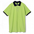 Рубашка поло Prince 190, зеленое яблоко с темно-синим - Фото 1