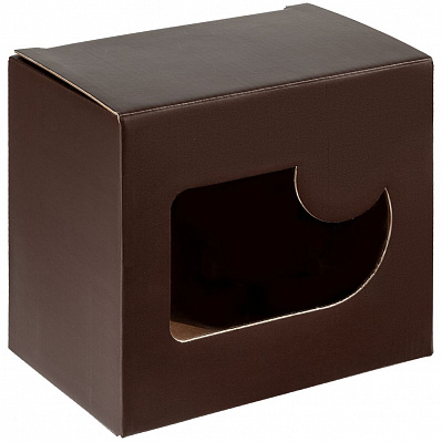 Коробка с окном Gifthouse, коричневая (Коричневый)
