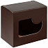 Коробка с окном Gifthouse, коричневая - Фото 1