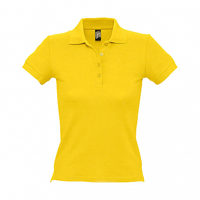 Рубашка поло женская PEOPLE 210 (Желтый)