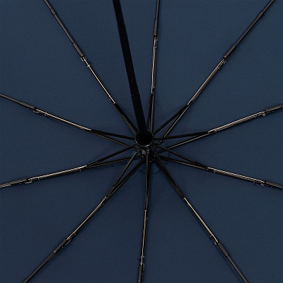 Зонт складной Cloudburst в подарочной упаковке, темно-синий