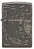 Зажигалка ZIPPO Armor® Wicca Design с покрытием Black Ice®, латунь/сталь, чёрная, 38x13x57 мм - Фото 2