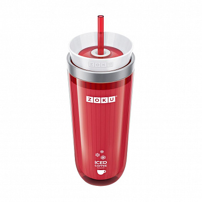 Стакан для охлаждения напитков Iced Coffee Maker  (Красный)