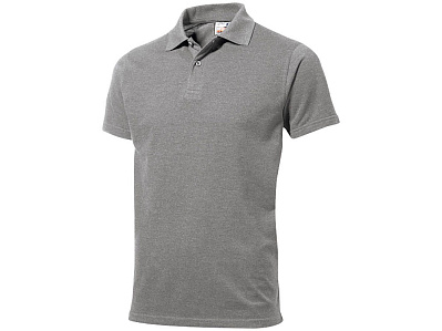 Рубашка поло First 2.0 мужская (Серый меланж)