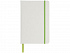 Блокнот А5 Spectrum с белой обложкой и цветной резинкой - Фото 2