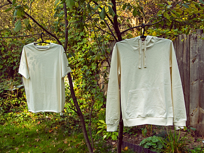 Футболка Pure из неокрашенного хлопка, мужская