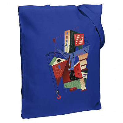 Холщовая сумка Architectonic, ярко-синяя (Синий)